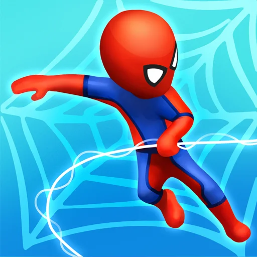 Game icon for Web Master: Stickman Superhero by CASUAL AZUR GAMES